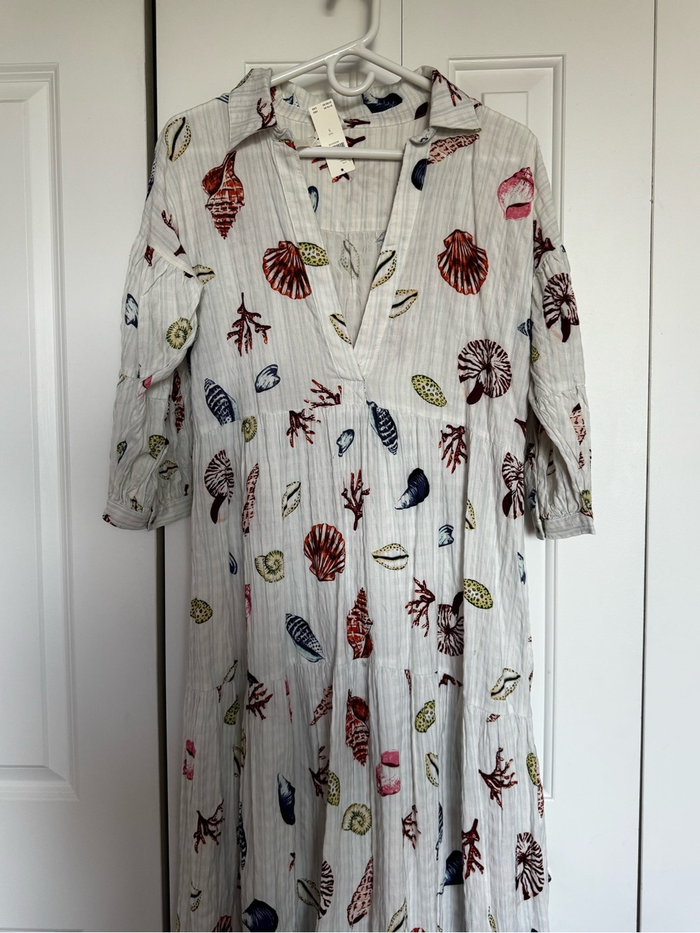 Anthropology Maxi Dress with Shell Print - Picture 5 of 5